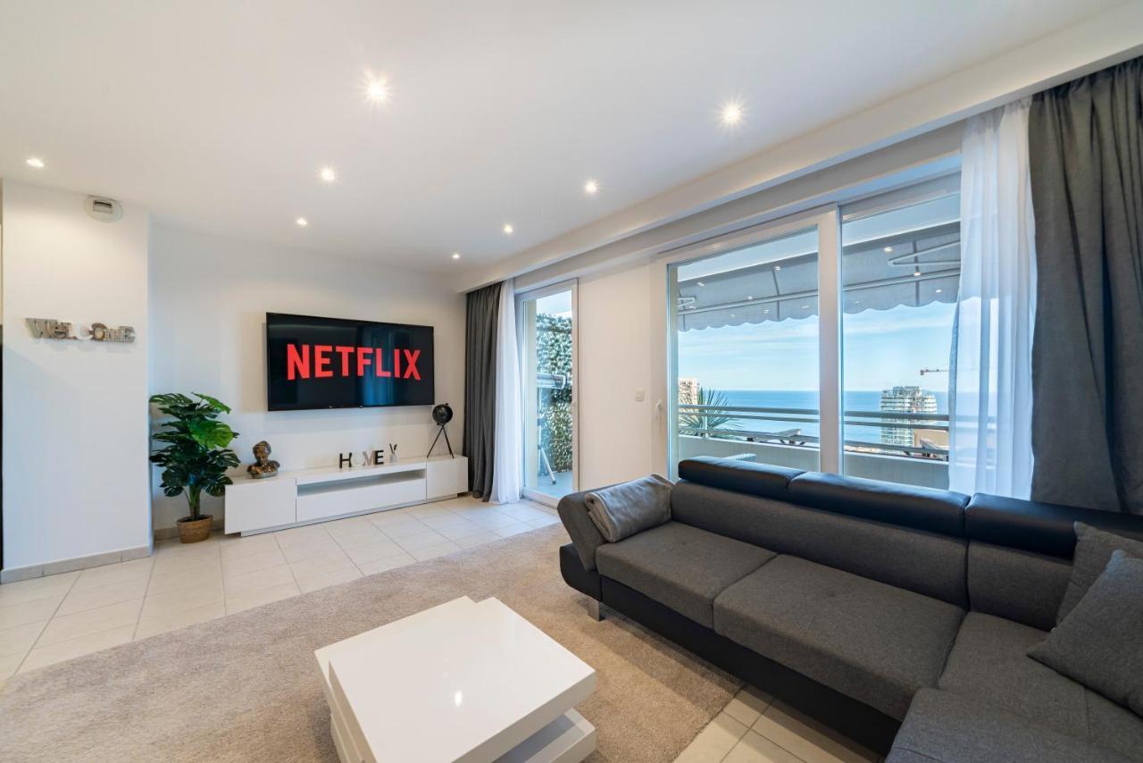 Frontiere Monaco, Terrasse, Vue Mer, Parking - Ab Босолей Экстерьер фото